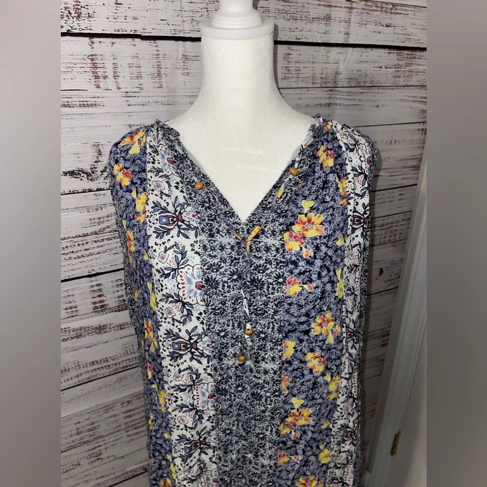 LOFT Floral Print Dress - Picture 6 of 10
